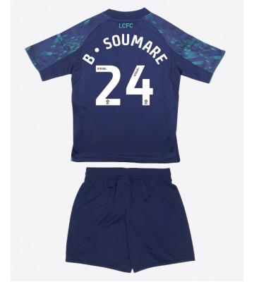 Leicester City Boubakary Soumare #24 Udebanetrøje Børn 2025-26 Kortærmet (+ Korte bukser)